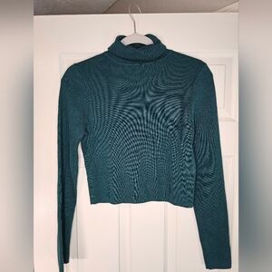 Forever 21 Green Long Sleeve Top